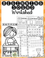 You can do the exercises online or download the worksheet as pdf. Beginning Sound Worksheet | SATPIN | Teaching Resources
