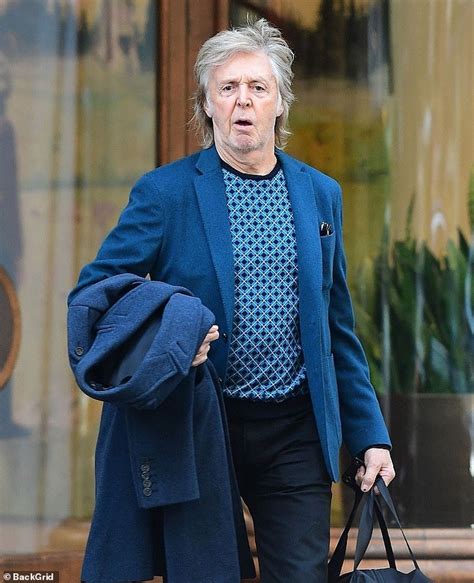 Paul Mccartney 77 Looks Every Inch The Handsome Silver Fox Daily