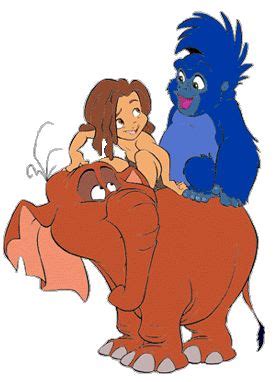 Tantor Tarzan Terk Tarzan Tarzan Funny Disney Characters