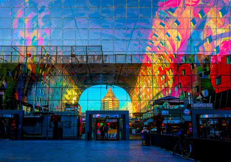 Die markthalle in rotterdam wurde 2014 eröffnet. Markthalle Rotterdam Foto & Bild | architektur, projekte ...
