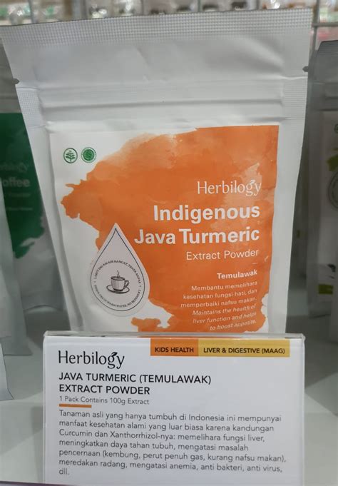 Jual Indigenous Java Tumeric Temu Lawak Extract Powder Serba