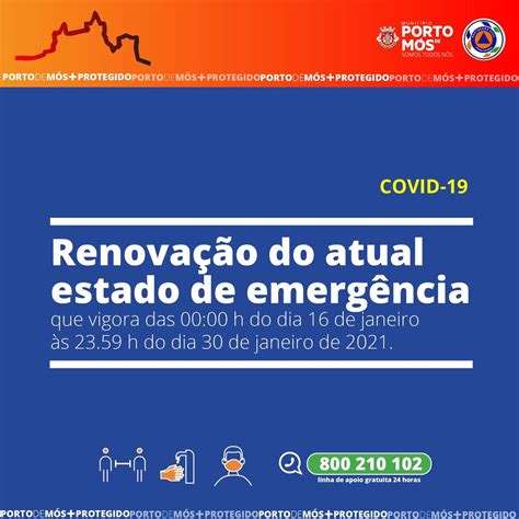 Renovação Do Atual Estado De Emergência Município Porto De Mós