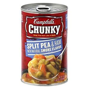 Amazon Com Campbell S Chunky Split Pea With Ham Bacon Soup Oz