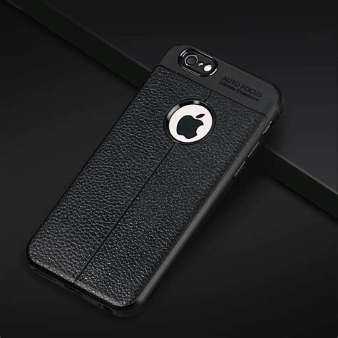Black Leather Cover Case For Iphone 5s 5 Se 6 6s 7 8 7p 6p 8plus X Soft