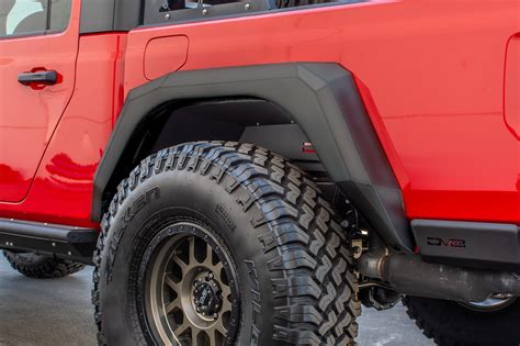 Dv8 Off Road Armor Fender Flares Jeep Gladiator Jt 2020 2021 Front