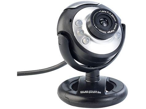 Somikon Usb Videokamera Hochaufl Sende Usb Webcam Mit Leds Hd Video