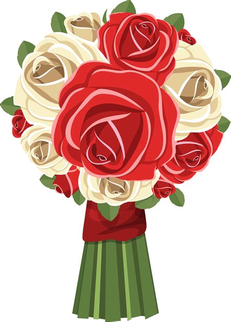 Flower Bouquet Clipart Design Illustration 9342511 Png