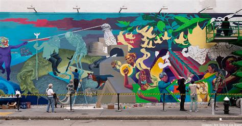 Bowery Graffiti Wall Presents New Mural By Raul Ayala For 2020