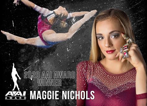 Maggie Nichols Wins 2020 Aai Award Gymnastics Now