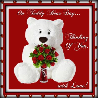 Check out the tips our card writers have to offer on expressing congrats, thanks, love, friendship, sympathy, get well, an apology and other messages for everyday. Thoughts Of You... Free Teddy Bear Day eCards, Greeting ...