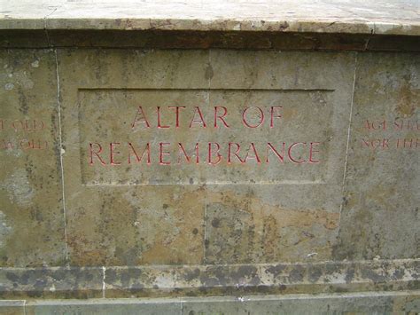 Altar Of Remembrance Castle Bromwich War Memorials Online