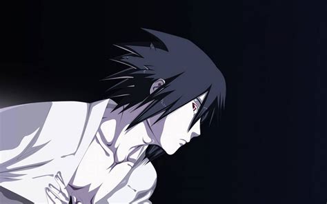 Download Cool Sasuke Side Glance Wallpaper