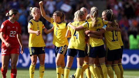 watch bennison scores spectacular winner as sweden overcome switzerland at women s euro 2022