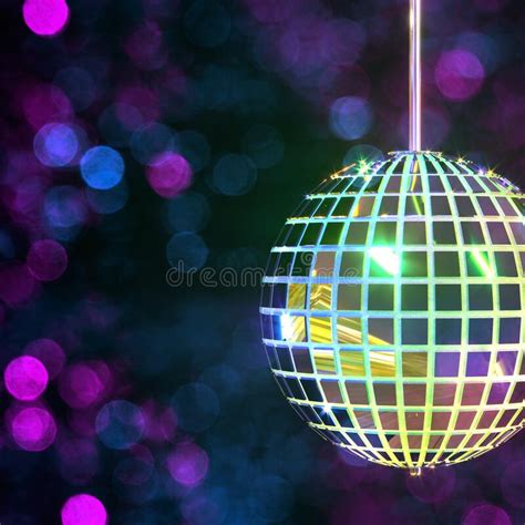 Creative Image With Disco Mirror Ball Party Accessories Festive