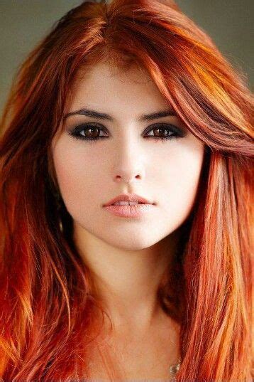 Bilderesultat For Makeup For Redheads With Brown Eyes Beautiful Red