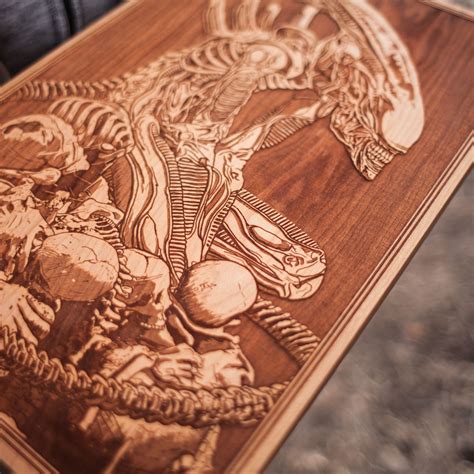 Laser Engraved Wooden Posters You Can Only Appreciate With A Magnifying