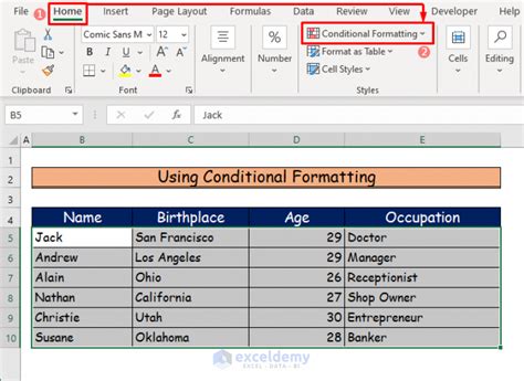 How To Shade Every Other Row In Excel Ways Exceldemy