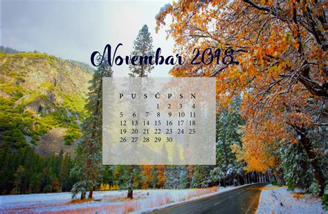 Novembarski Planer I Kalendar Besplatan Download Asocijacija žena