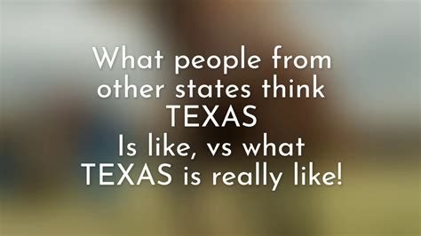 What People Arent From Texas Think Texas Is Like Youtube