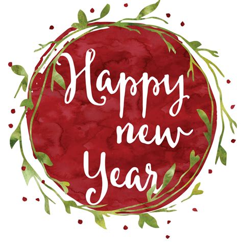 Happy New Year Wreath Free Stock Photo Public Domain Pictures
