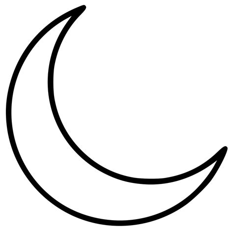 Black Crescent Moon Png Clipart Background Png Play