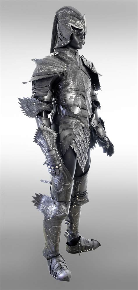 Elven Knight Leather Fantasy Armor By Azmal On Deviantart Fantasy