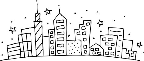 Download and print these adult, grown up coloring pages for free. Cityscape Coloring Page - Free Clip Art