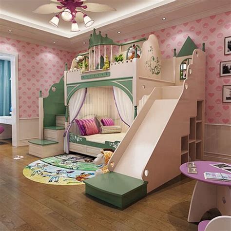Princesses pixies and pirates bedrooms for kids teen girls bedroom designs bedrooms. Américain Enfants Lit de Creative Enfants Château de Lit ...