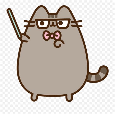 Ios Android Giphy Teacher Cartoon Pusheen Cat Emojipusheen The Cat