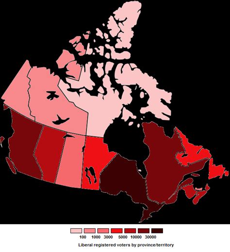 Canadian Election Atlas Federal Liberal Leadership Maps