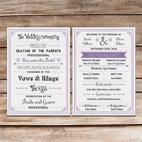 Preparation alone is a ton of work, so with this in mind, a party agenda helps in the overall flow of a planned party. A Round Up of Free Wedding Fan Programs! - B. Lovely Events