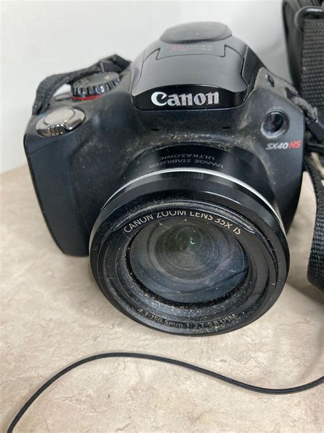 Canon Powershot Sx40 Hs 121mp Digital Camera W35x Zoom Ebay