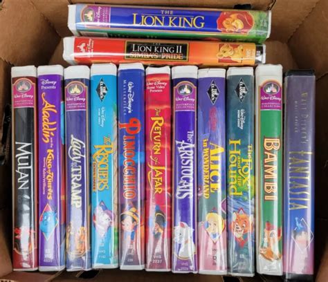 Disney Vhs Lot Of 28 And 6 Non Disney Vhs 34 Total See Pictures 49