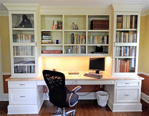 15 Photos Study Desk With Bookshelves