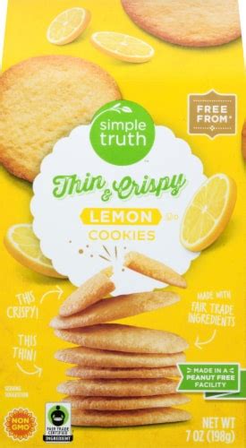 Simple Truth Thin And Crispy Lemon Cookies 7 Oz King Soopers