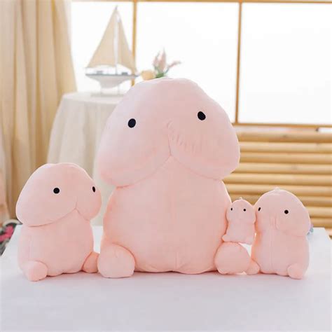 10cm20cm30cm50cm Kawaii Plush Penis Toy Doll Soft Stuffed Creative Simulation Penis Pillow