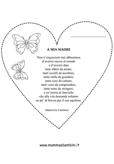 Poesia A Mia Madre Mamma E Bambini