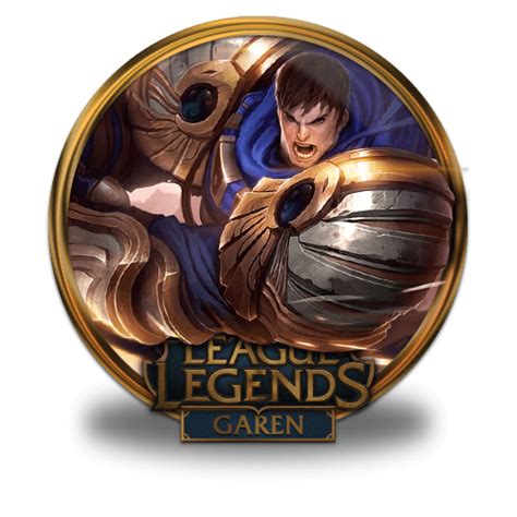 Garen Visual Upgrade Icon League Of Legends Gold Border Iconpack