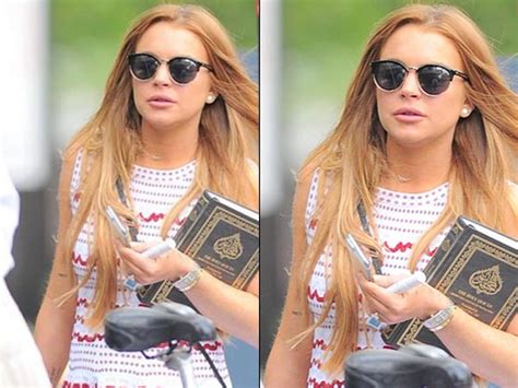 Lindsay Lohan Holding A Quran Makes Everyone Think She’s Becoming A Muslim Mvslim