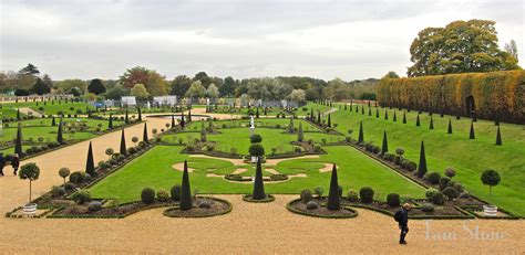 The Baroque Style Privy Garden At Hampton Court Palace London