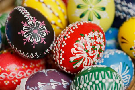 Hand Painted Easter Eggs Free Stock Photo Public Domain Pictures
