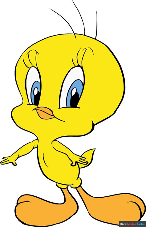 How To Draw Tweety Bird Really Easy Drawing Tutorial