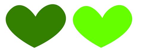 Green Hearts 2 Clip Art At Vector Clip Art Online Royalty