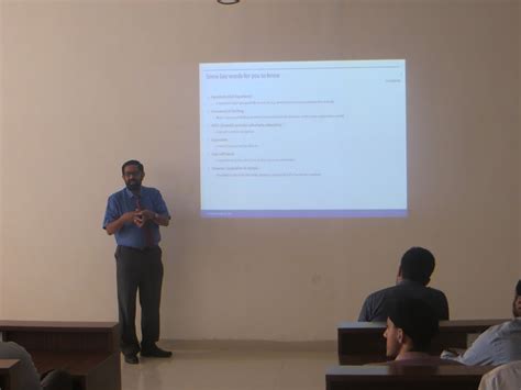 Guest Lecture Isme Mr Chandramouli Srinivasan Isme Best Mba