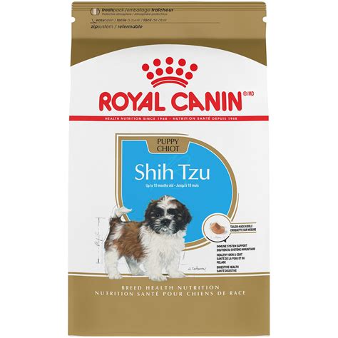 The best food for shih tzu dogs is low in carbohydrates, because shih tzus are prone to becoming obese. Royal Canin Shih Tzu Puppy Food | Petco