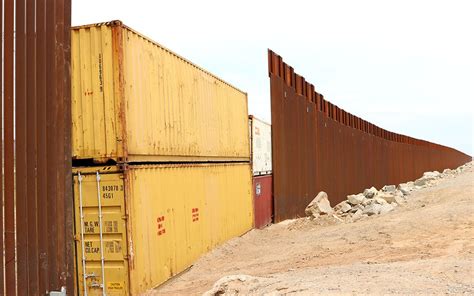 Us Mexico Border Shipping Containers In Arizona Lead To Legal Battle
