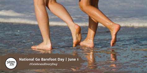 National Go Barefoot Day June 1 National Day Calendar