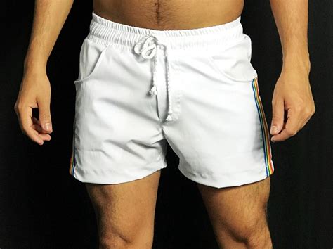Shorts Masculino Pride Branco Raphainaciostore
