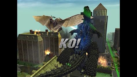 Godzilla Destroy All Monsters Melee Xbox Rodan Hard Youtube