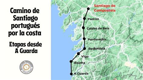 Camino De Santiago Portugu S Por La Costa Etapas Y Mapa Quintana